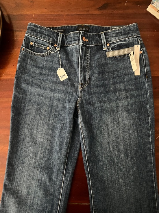 Talbots Denim - Talbots Boot-Cut Jeans in Dark Indigo
